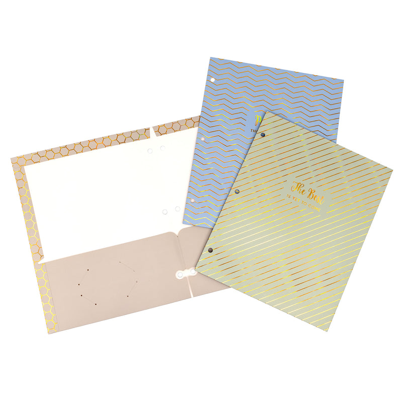 Haze 2-pocket Portfolio - Assorted Pack of 6