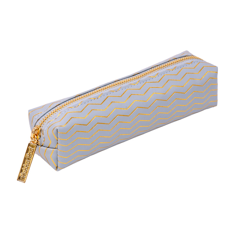 Haze Slim Pencil Case in Blue