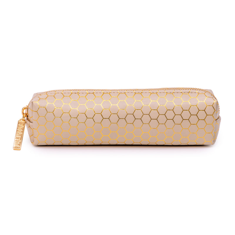 Haze Slim Pencil Case in Taupe