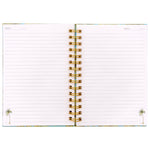 Carpe Diem x La Papelaria, Hard Cover Spiral Notebook in Tropical Print