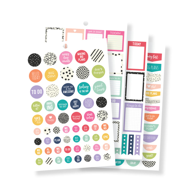 Planner Basics A5 Sticker Tablet