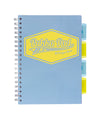 Pastel B5 5-subject notebook -3 pack