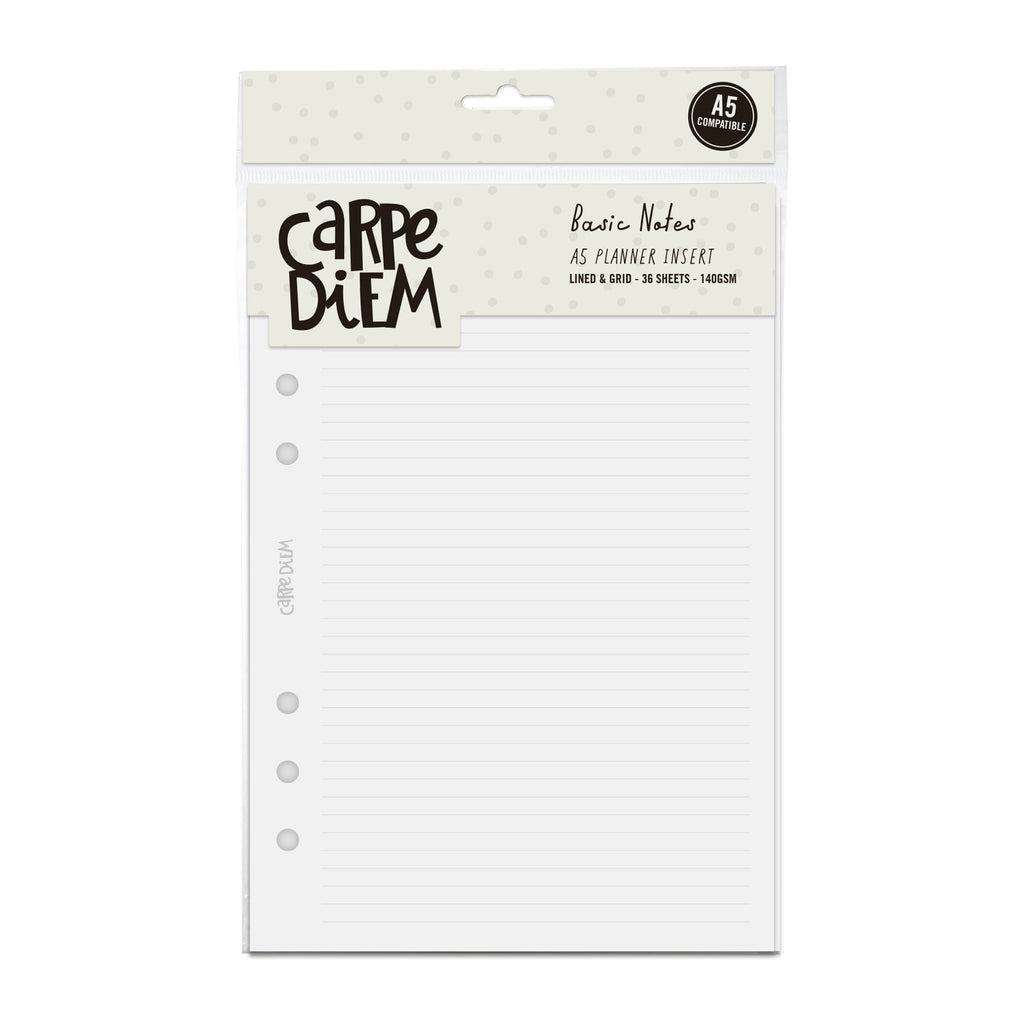 Carpe Diem basic notes insert