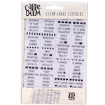 Clear Planner Label Stickers