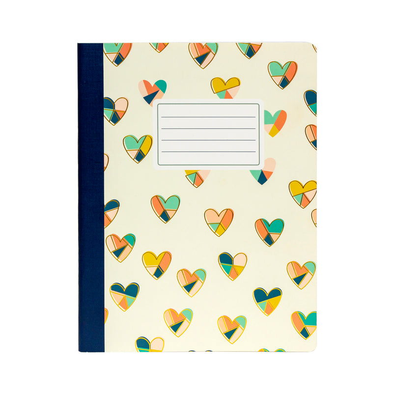 Floral Love Composition Books 3-pack