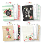 Bloom A5 monthly planner inserts