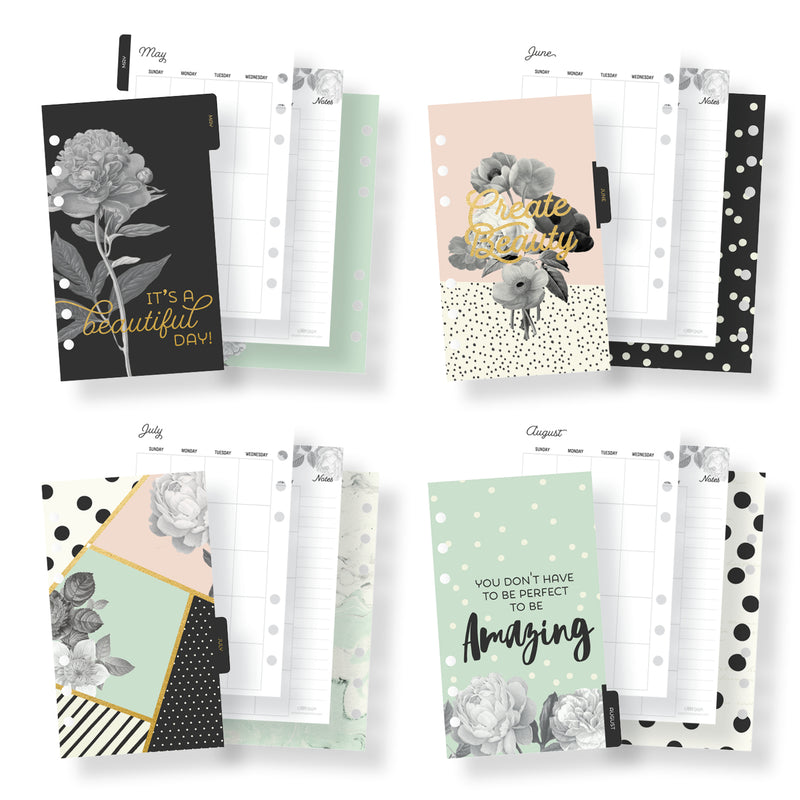 Carpe Diem monthly personal planner inserts