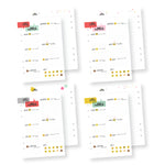 A5 Planner Emoji Love Insert set