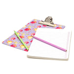 Floral clipboard with pad 