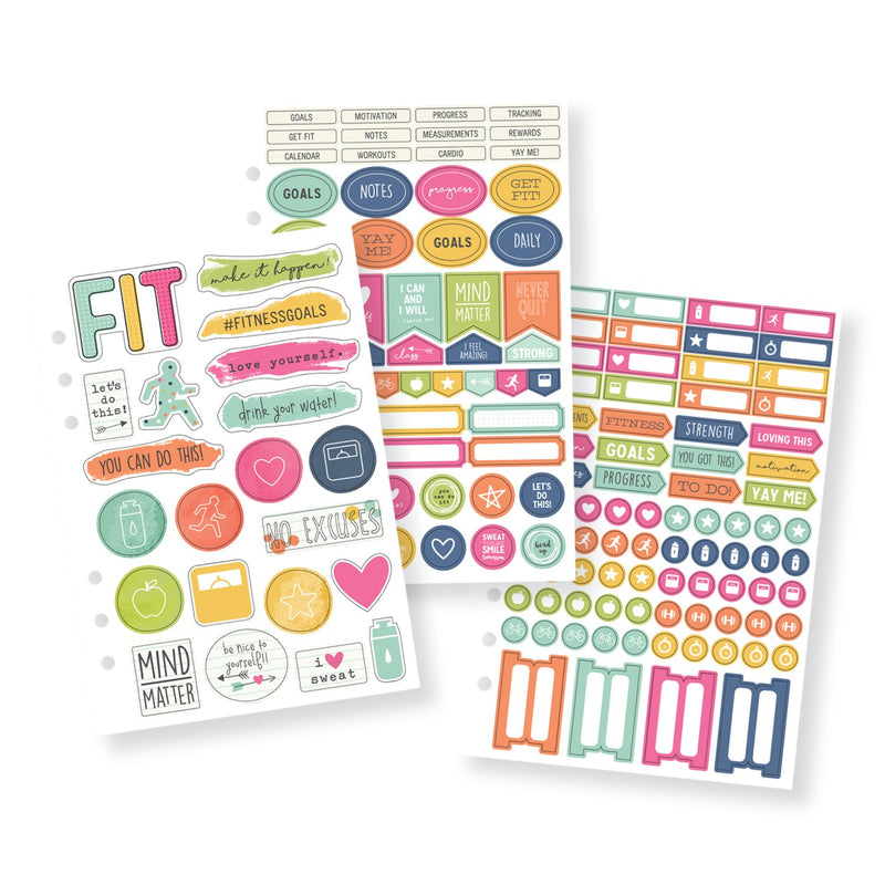 A5 Planner Fitness Inserts