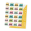 A5 Planner Mixed Pattern Dividers (Pack of 6)