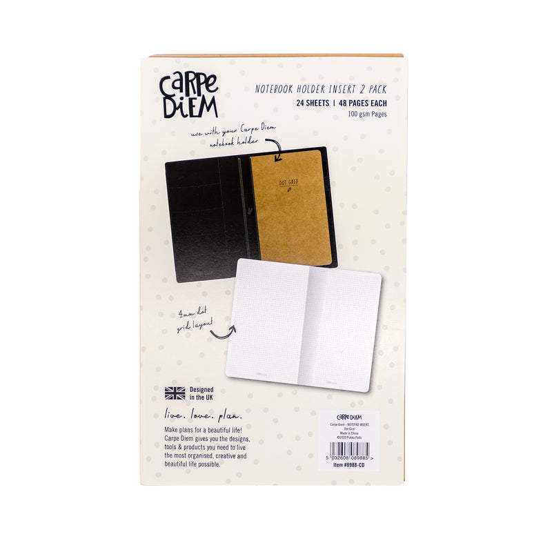 Dot Grid Travelers Notebook Insert - Pack of 2