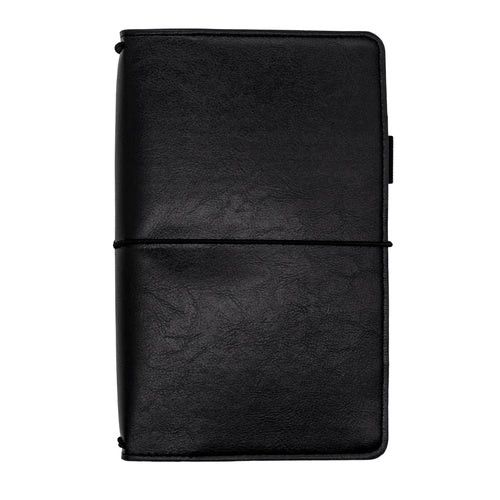 Faux leather notebook holder