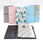 Collection of faux leather notebook holders