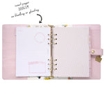 Inner of Carpe Diem A5 ballerina pink box set