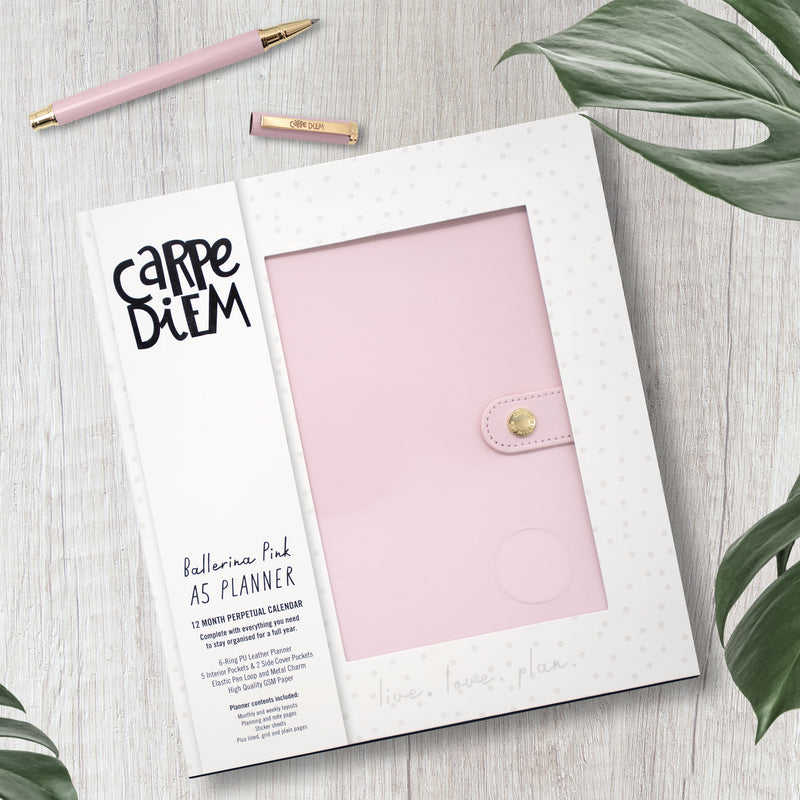 Carpe Diem A5 ballerina pink box set