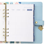 Sky blue A5 planner box set 