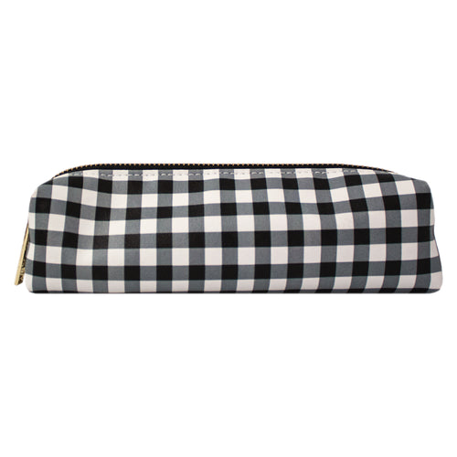 Buffalo check slim pencil case