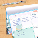 Feathers weekly planner pad