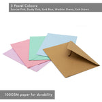 Pastel Colored Assorted A2 Envelopes - Pack of 25