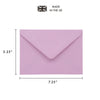 Pastel Coloured Assorted A7 Envelopes - Pack of 25