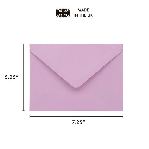 Pastel Coloured Assorted A7 Envelopes - Pack of 25