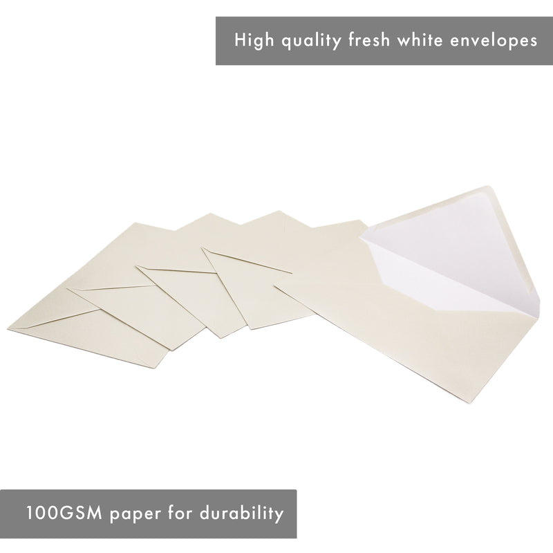 Fresh White A2 Envelopes - Pack of 25