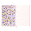 Inner of Carpe Diem pink check soft cover journal 