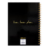 Black B5 hardcover notebook