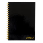 Black B5 hardcover notebook