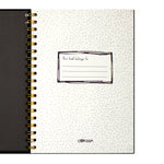 Black B5 hardcover notebook