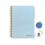 Sky Blue B5 Hardcover Notebook