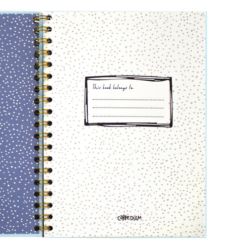 Sky Blue B5 Hardcover Notebook