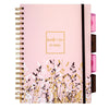 Rochelle & Jess 5-subject hardcover notebook - Pack of 3 assorted colours