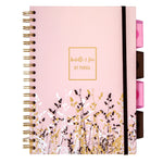 Rochelle & Jess 5-subject hardcover notebook - Pack of 3 assorted colours