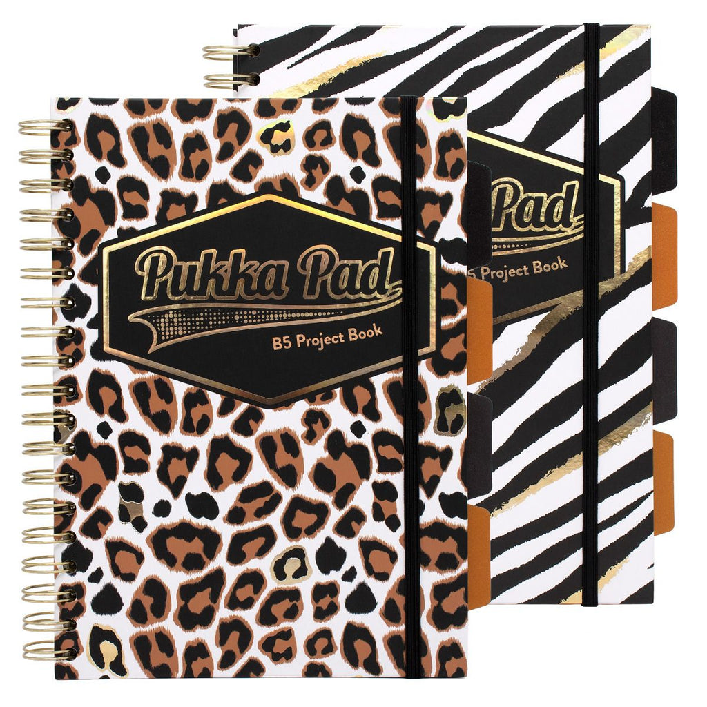 Wild B5 Hardcover Assorted Project Books - Pack of 2