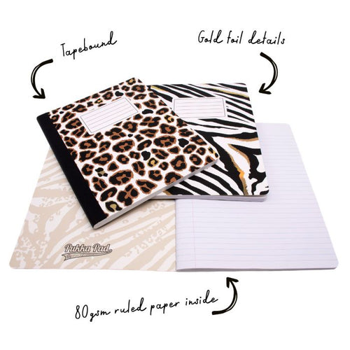 Animal print wild composition book