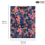 Bloom A4 Padfolio in Blue