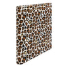 Leopard print rollbound ringbinder