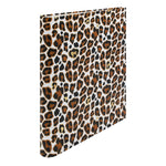 Leopard print rollbound ringbinder