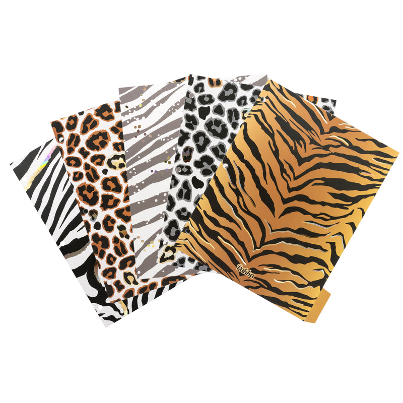 Wild Zebra Print Rollbound Binder Preloaded 3-Ring