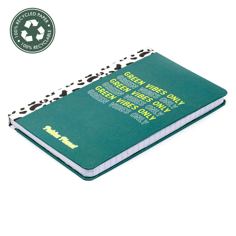 Pukka Planet Soft Cover Notebook "Green Vibes Only"