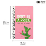 Pukka Planet Soft Cover Notebook "Don't Be A Prick"