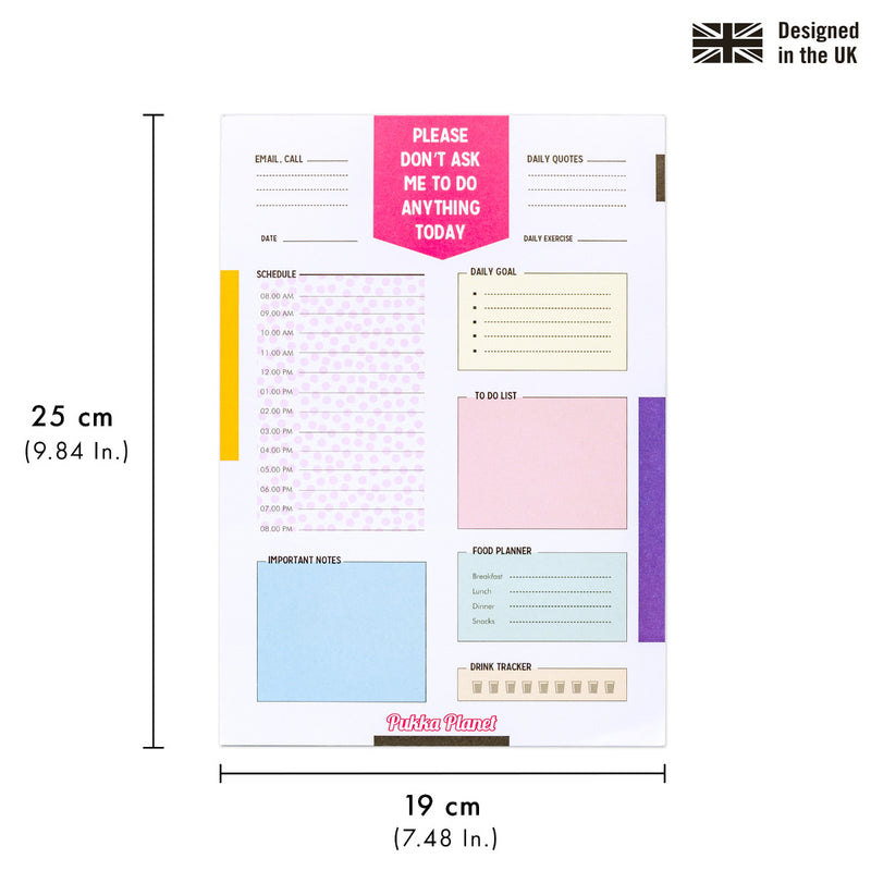 Pukka Planet B5 Daily Planner Pad