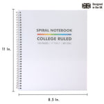 Basics Letter Size Spiral Notebook