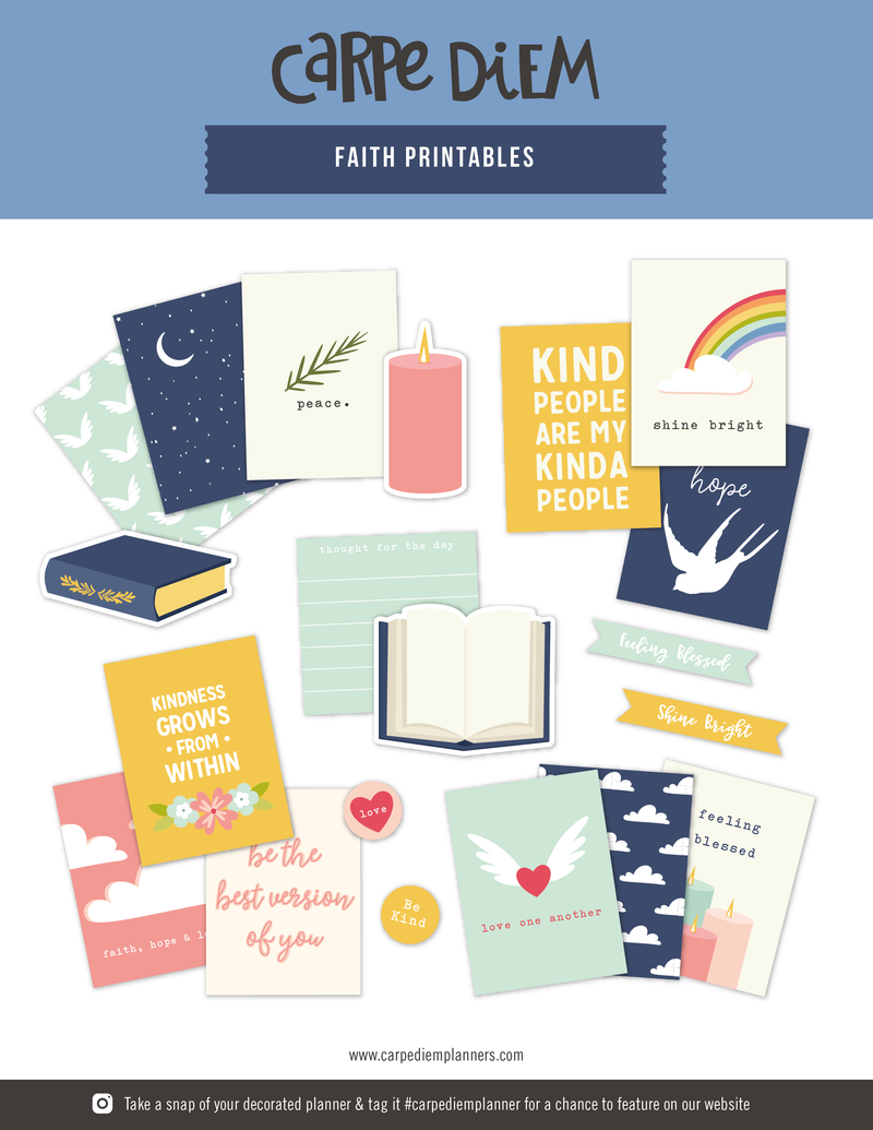 Digital Printables Bundle- Home, Faith, Fitness & Wellness and Recipe