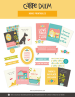 Digital Printables Bundle- Home, Faith, Fitness & Wellness and Recipe