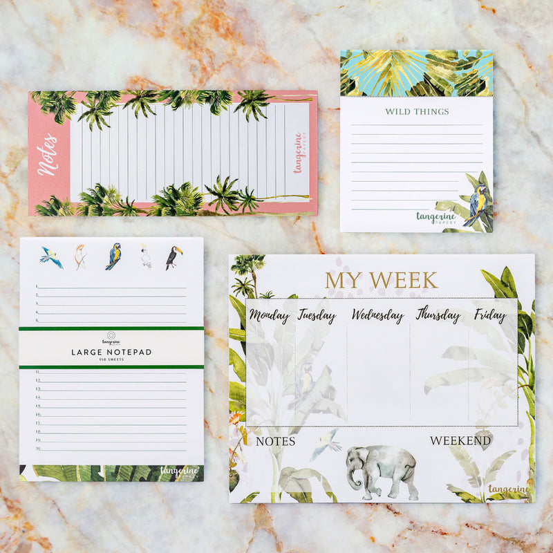 Carpe Diem x La Papelaria, Weekly Planner Desk Pad in Tropical